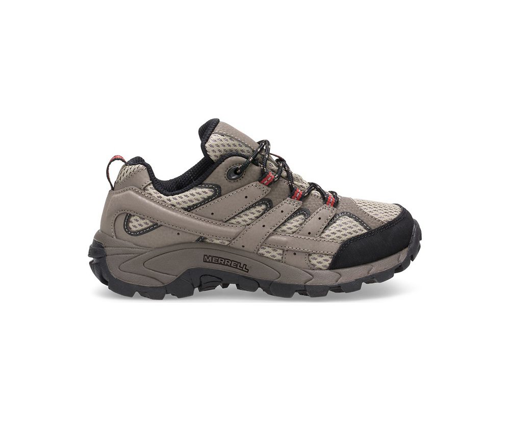 Merrell Hiking Shoes Brown - Moab 2 Low Lace - Kids 20SREOZAP